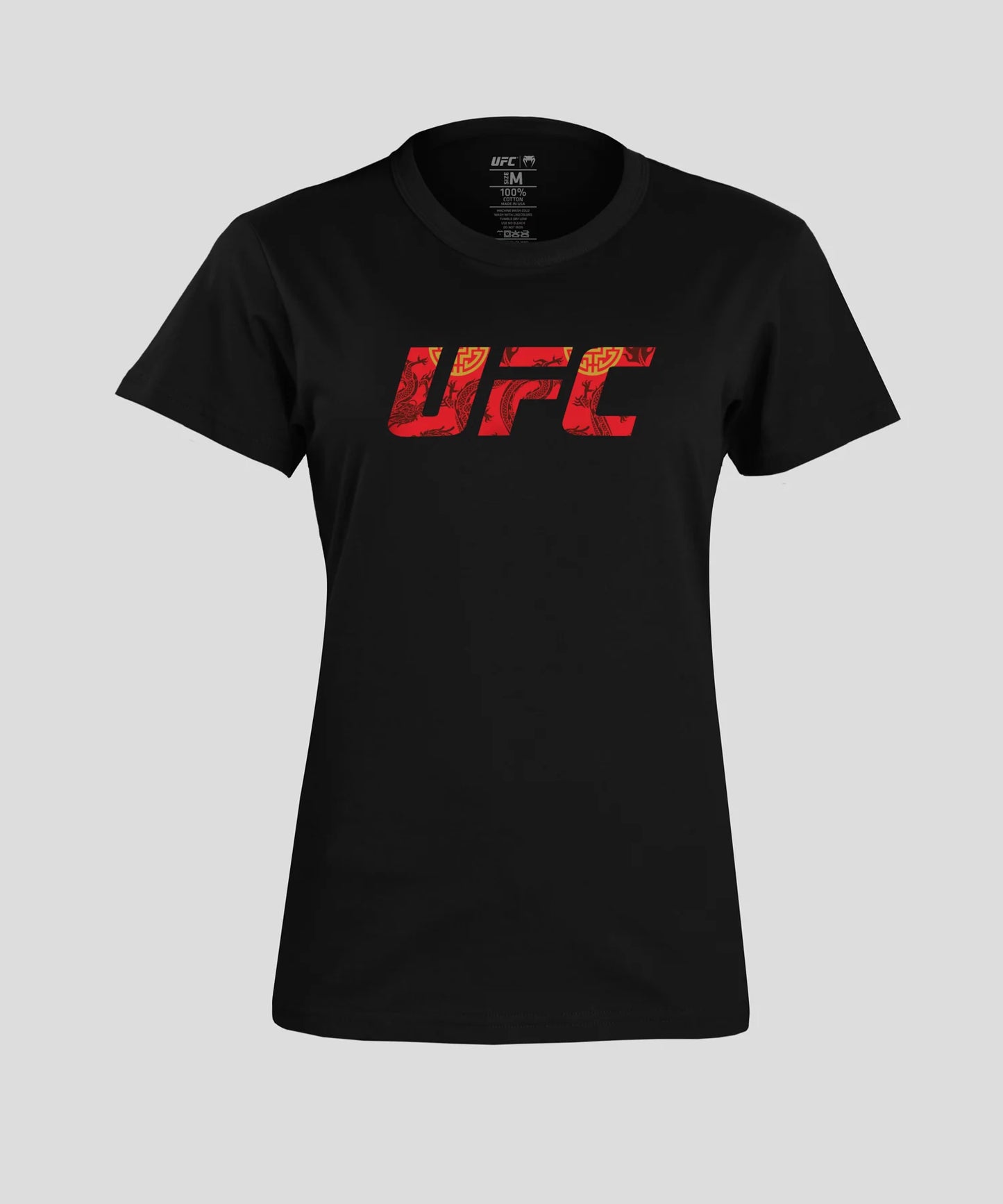 Camiseta Venum UFC para Mujer Unrivaled ZhangWeili (Negro) (Disponible por Encargo)