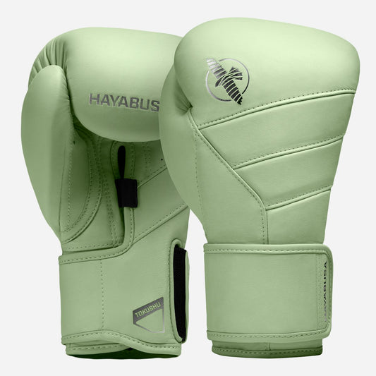 Guantes de Box Hayabusa T3 Kanpeki (Cuero) (Verde Pastel) (Disponible por Encargo)