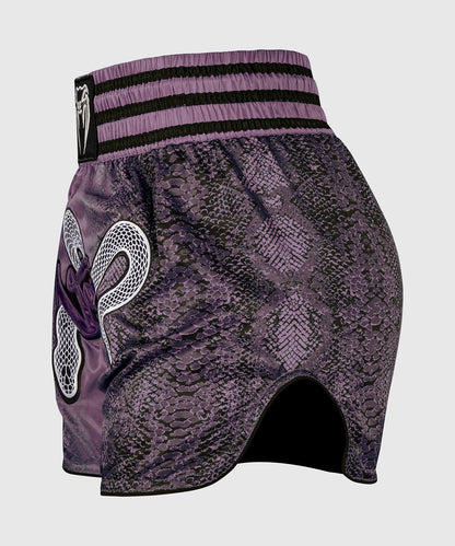 Fightshorts de Muay Thai para Mujer Venum Amazonia (Morado) (Disponible en Costa Rica y por Encargo)