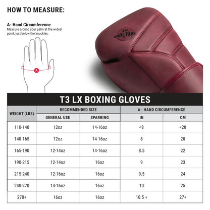 Guantes de Box Hayabusa T3 de Cuero de Lujo (Café) (Disponible por Encargo)