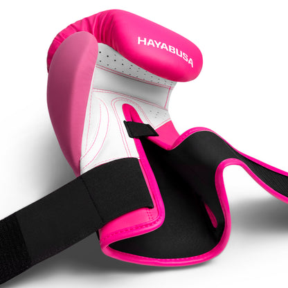 Guantes de Box Hayabusa T3 Neón (Rosado / Blanco) (Disponible por Encargo)