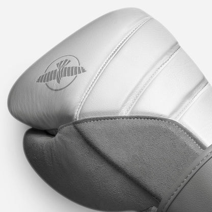 Guantes de Box Hayabusa T3 (Blanco / Gris) (Disponible por Encargo)