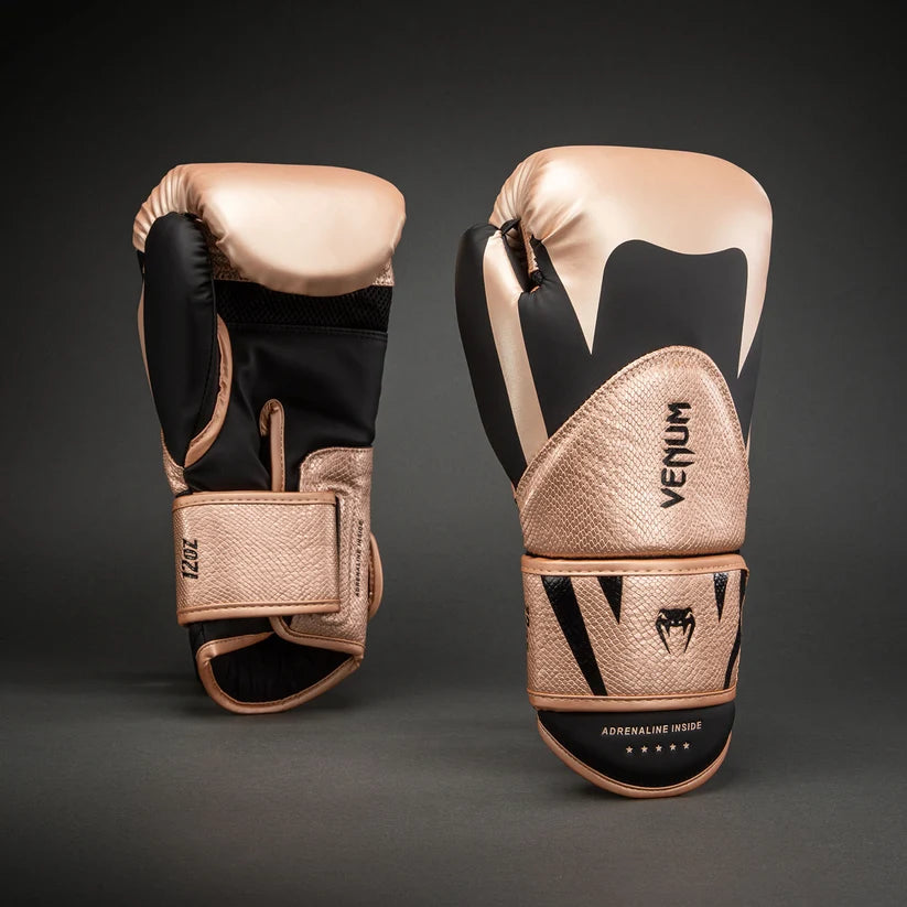 Guantes de Box Venum Challenger 4.0 Scales (Rosado Aperlado / Negro) (Disponible en Costa Rica)