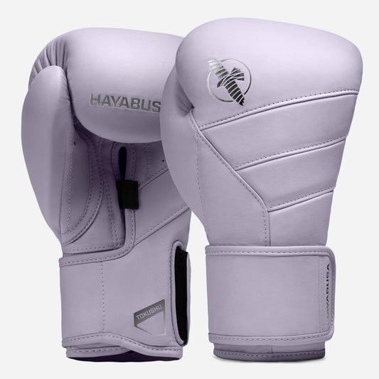 Guantes de Box Hayabusa T3 Kanpeki (Cuero) (Morado Pastel) (Disponible por Encargo)