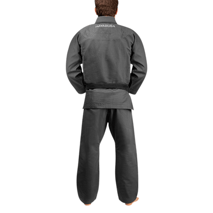 Uniforme de Jiujitsu Brasileño Liviano Hayabusa Ultra-Lightweight (Gris) (Disponible por Encargo)