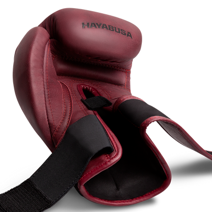 Guantes de Box Hayabusa T3 de Cuero de Lujo (Rojo) (Disponible por Encargo)