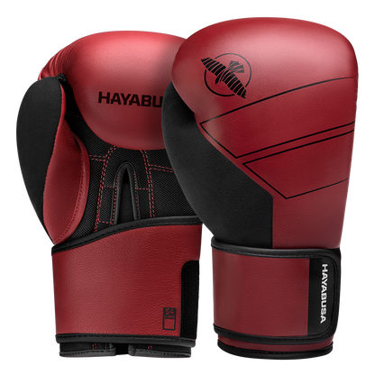 Guantes de Box Hayabusa S4 (Cuero) (Rojo) (Disponible por Encargo)