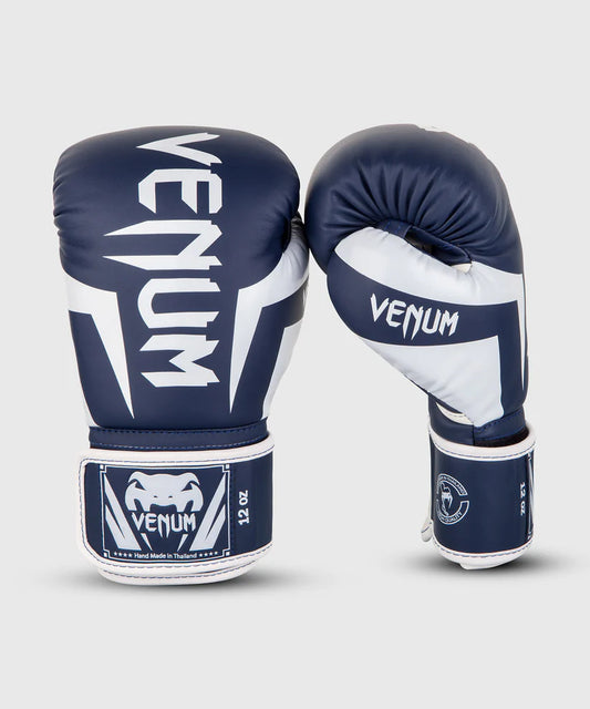 Guantes de Box Venum Elite (Azul / Blanco) (Disponible por Encargo)
