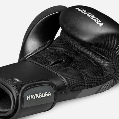 Guantes de Box Hayabusa S4 (Negro / Gris) (Disponible por Encargo)