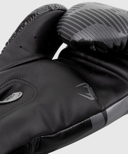 Guantes de Box Venum Elite (Negro Camo / Gris) (Disponible por Encargo)