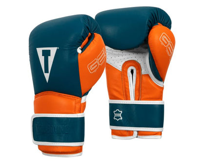 Guantes de Box Title de Gel Freestyle (Azul / Naranja) (Disponible por Encargo)