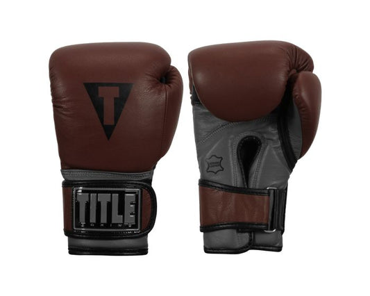 Guantes de Box Title Gallant (Café / Gris) (Disponible por Encargo)