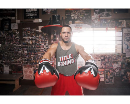 Guantes de Box Title GEL Lava (Negro / Rojo) (Disponible por Encargo)