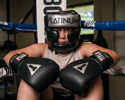 Careta Title Platinum Full Face Training (Negro / Gris) (Disponible por Encargo)