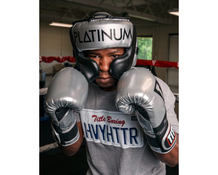 Careta Title Platinum Traditional Training (Negro / Gris) (Disponible por Encargo)