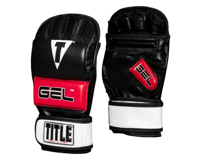 Guantes de MMA Title Perform Gel 2.0 (Sparring) (Negro / Rojo) (Disponible por Encargo)