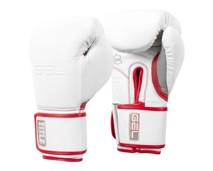 Guantes de Box Title GEL Edición Especial (Blanco / Rojo) (Disponible por Encargo)