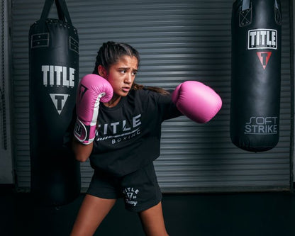 Guantes de Box Title Pro Style 3.0 (Cuero) (Rosa / Blanco) (Disponible por Encargo)